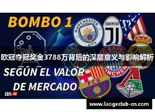 欧冠夺冠奖金3788万背后的深层意义与影响解析